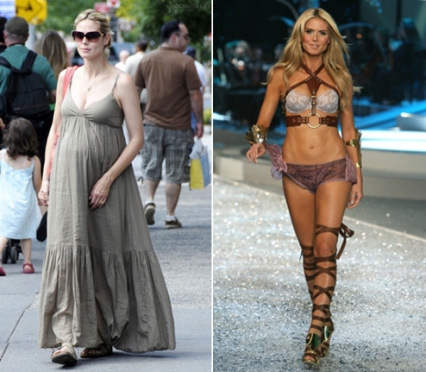 Хайди Клум: секрет похудения знаменитости после родов